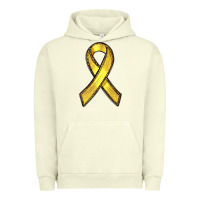 Pigment Pistachio Gold Cancer ribbon Urban Hoodie - RanaPortraitStore