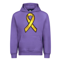 Tulip Gold Cancer ribbon Urban Hoodie - RanaPortraitStore