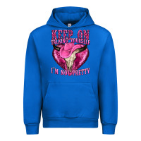 Cobalt keep on talking yourself im not pretty western Urban Hoodie - texasbilliewilder