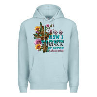 Blue Mist this is how i fight my battle tbw Premium Hoodie - texasbilliewilder
