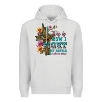 Dove Grey this is how i fight my battle tbw Premium Hoodie - texasbilliewilder