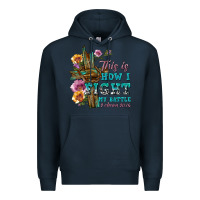 Navy this is how i fight my battle tbw Premium Hoodie - texasbilliewilder