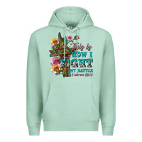 Seafoam this is how i fight my battle tbw Premium Hoodie - texasbilliewilder