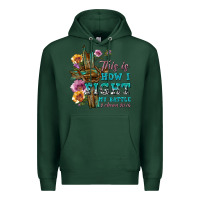 Sports Green this is how i fight my battle tbw Premium Hoodie - texasbilliewilder