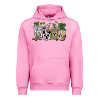 Fuchsia Pink koala coffee cups Urban Hoodie - texasbilliewilder