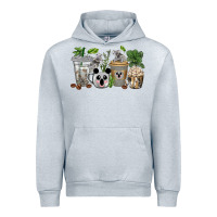 Heather Grey koala coffee cups Urban Hoodie - texasbilliewilder