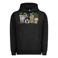 Pigment Black koala coffee cups Urban Hoodie - texasbilliewilder