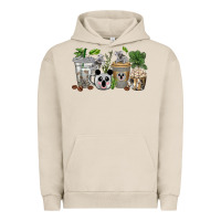 Pigment French Oak koala coffee cups Urban Hoodie - texasbilliewilder