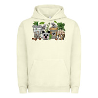 Pigment Pistachio koala coffee cups Urban Hoodie - texasbilliewilder
