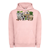 Pigment Salmon koala coffee cups Urban Hoodie - texasbilliewilder
