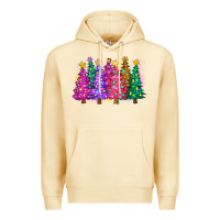 Pina Colada christmas trees and lights Premium Hoodie - Zillion Design Studio