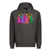Smoke christmas trees and lights Premium Hoodie - Zillion Design Studio