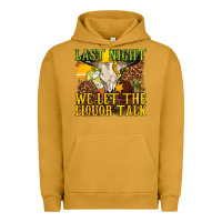 Pigment Peanut Butter last night we let the liquor talk western Urban Hoodie - texasbilliewilder