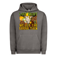 Pigment Tornado last night we let the liquor talk western Urban Hoodie - texasbilliewilder