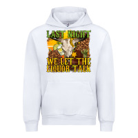White last night we let the liquor talk western Urban Hoodie - texasbilliewilder