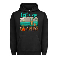 Pigment Black lets go camping Urban Hoodie - texasbilliewilder