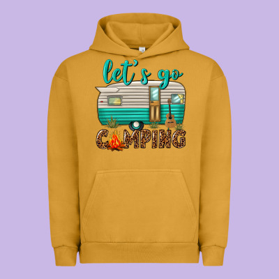 Lets Go Camping Urban Hoodie Designed By Texasbilliewilder