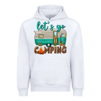 White lets go camping Urban Hoodie - texasbilliewilder