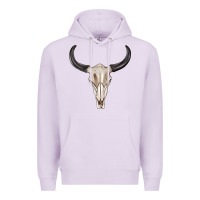 Lilac western bull skull tbw Premium Hoodie - texasbilliewilder