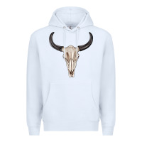 White western bull skull tbw Premium Hoodie - texasbilliewilder