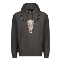 Smoke western bull skull tbw Premium Hoodie - texasbilliewilder