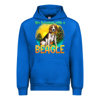 Cobalt life is better with a beagle Urban Hoodie - texasbilliewilder