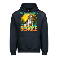 Navy life is better with a beagle Urban Hoodie - texasbilliewilder