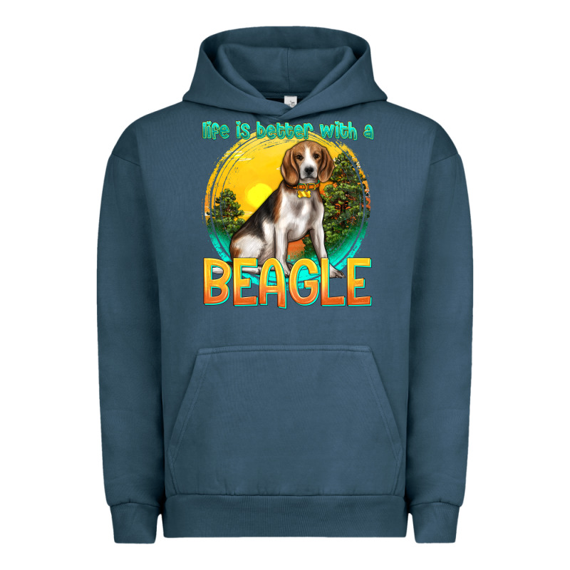 Life Is Better With A Beagle Urban Hoodie by texasbilliewilder | Teevron