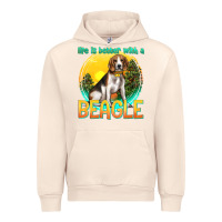 Sandshell life is better with a beagle Urban Hoodie - texasbilliewilder