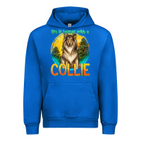 Cobalt life is better with a collie Urban Hoodie - texasbilliewilder