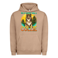Pigment Burro life is better with a collie Urban Hoodie - texasbilliewilder