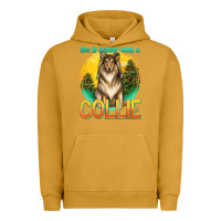 Pigment Peanut Butter life is better with a collie Urban Hoodie - texasbilliewilder