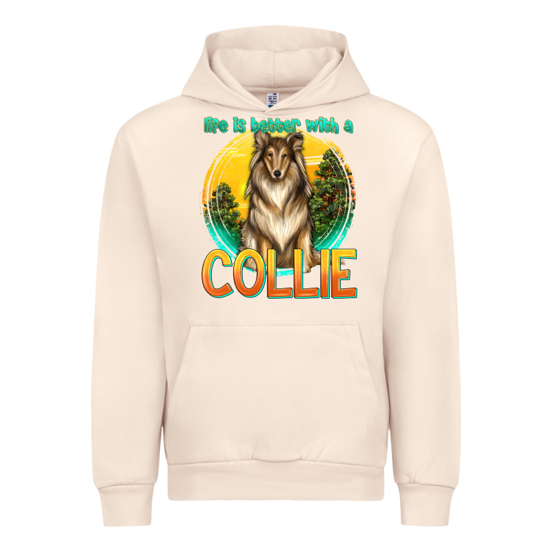 Life Is Better With A Collie Urban Hoodie by texasbilliewilder | Teevron