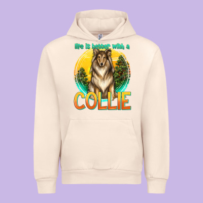Life Is Better With A Collie Urban Hoodie Designed By Texasbilliewilder