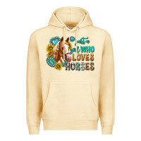 Pina Colada western just a girl who loves horses Premium Hoodie - texasbilliewilder