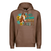 Chestnut western just a girl who loves horses Premium Hoodie - texasbilliewilder