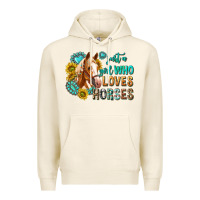 Tofu western just a girl who loves horses Premium Hoodie - texasbilliewilder