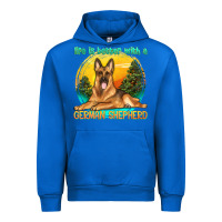Cobalt life is better with a german shepherd Urban Hoodie - texasbilliewilder