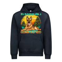 Navy life is better with a german shepherd Urban Hoodie - texasbilliewilder