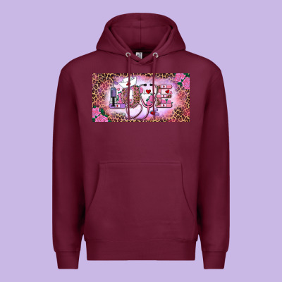 Premium Hoodie Valentine's Day Nurse Love