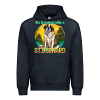 Navy life is better with a st.bernard Urban Hoodie - texasbilliewilder
