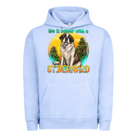 Pigment Grape Ice life is better with a st.bernard Urban Hoodie - texasbilliewilder