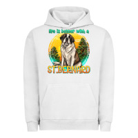 Pigment Lunar Rock life is better with a st.bernard Urban Hoodie - texasbilliewilder