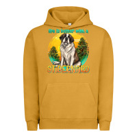 Pigment Peanut Butter life is better with a st.bernard Urban Hoodie - texasbilliewilder