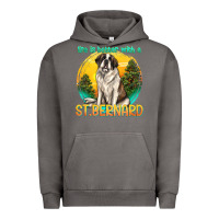 Pigment Tornado life is better with a st.bernard Urban Hoodie - texasbilliewilder