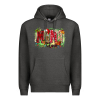 Charcoal Heather mama claus Premium Hoodie - Zillion Design Studio