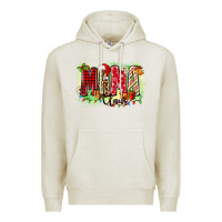 Oatmeal Heather mama claus Premium Hoodie - Zillion Design Studio