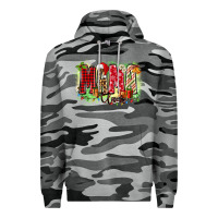 Slate Camo mama claus Premium Hoodie - Zillion Design Studio