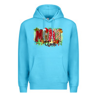 Ocean Blue mama claus Premium Hoodie - Zillion Design Studio