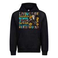 Black living life somewhere between jesus Urban Hoodie - texasbilliewilder